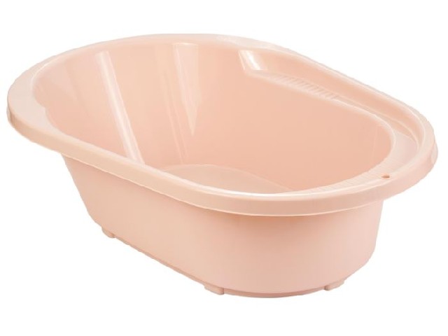 Детская ванна Lalababy Follow Me со сливом 42 л розовый зефир